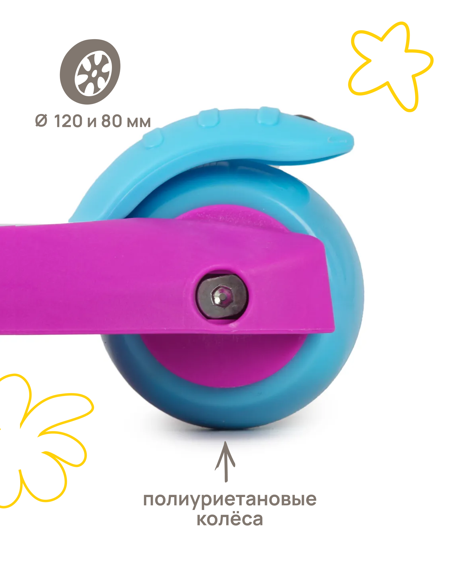 Самокат Kreiss трехколесный - фото 15