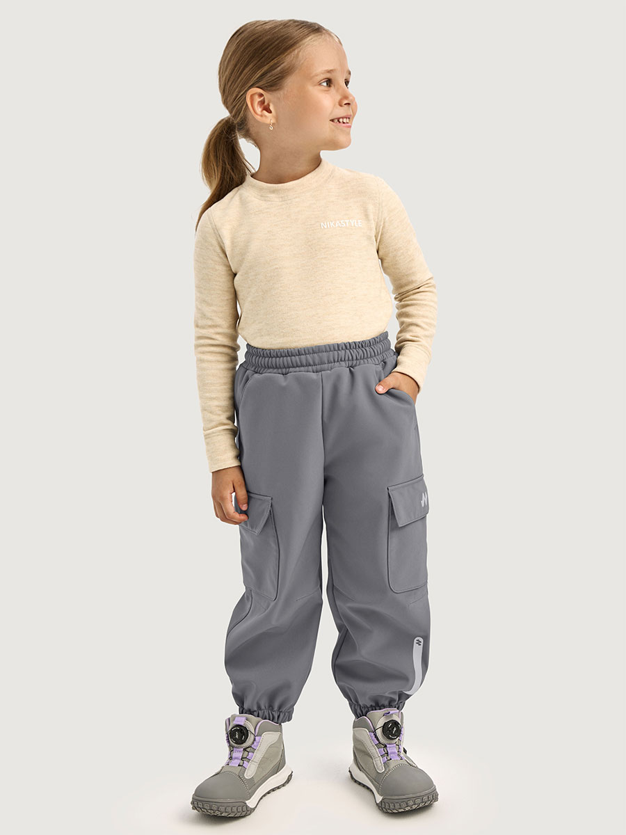 Брюки утепленные NIKASTYLE 2л16426 серый - фото 3