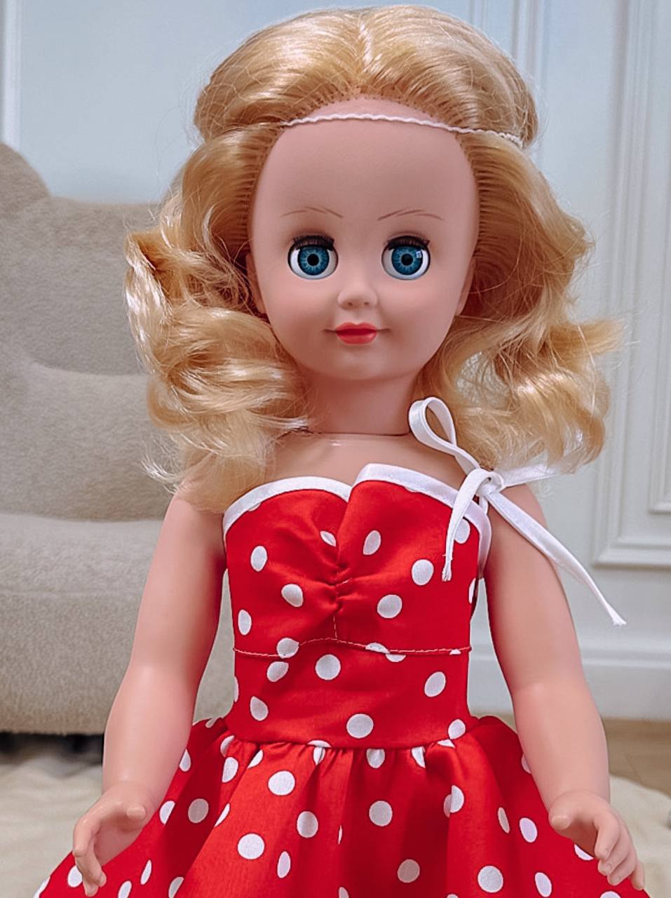 Кукла большая (ростовая) СТРАНА КУКОЛ говорящая Стелла высота 60 см 13-С-23 - фото 20