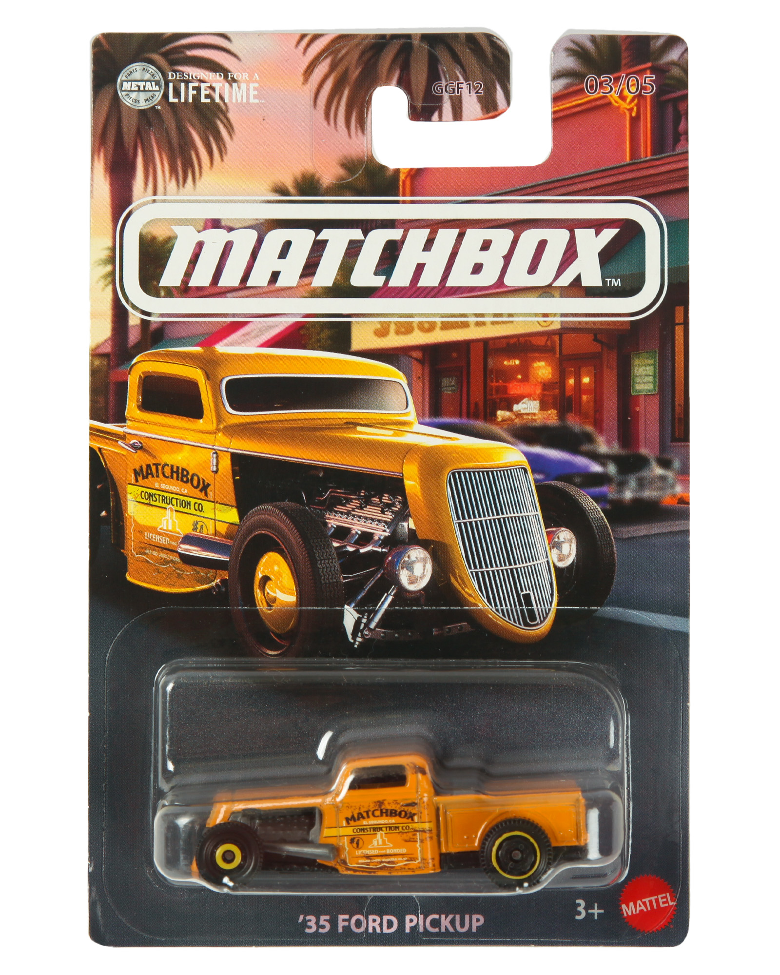 Автомобиль Matchbox 35 PickUp 1:64 GGF12/JCG49 - фото 7