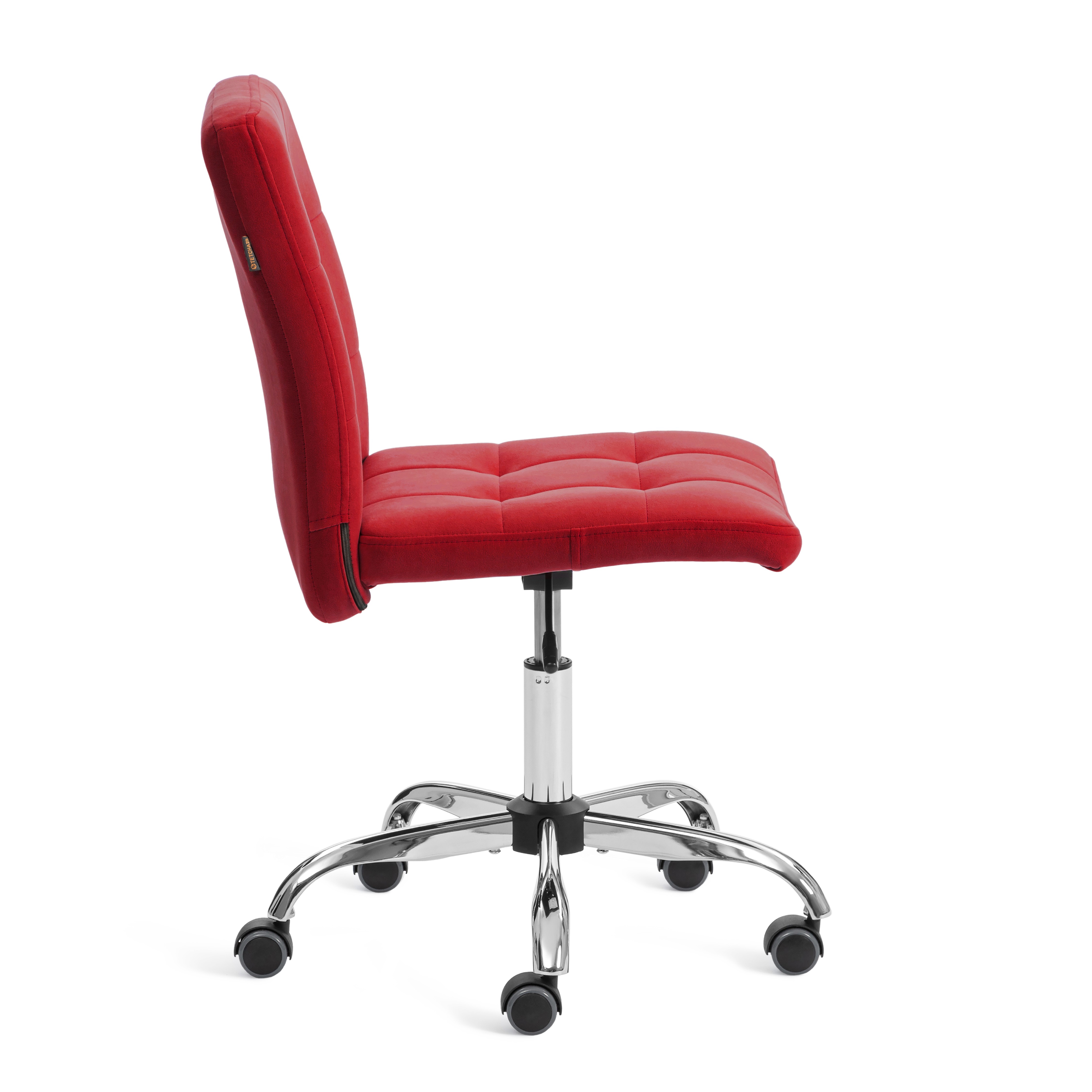 Компьютерное кресло TETCHAIR Фиеста велюр бордовый - фото 3