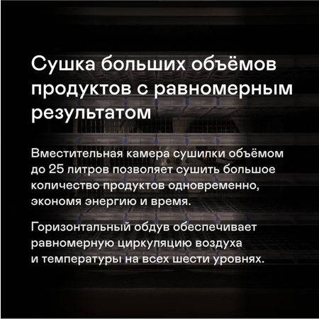 Сушилка для овощей и фруктов GARLYN D-06