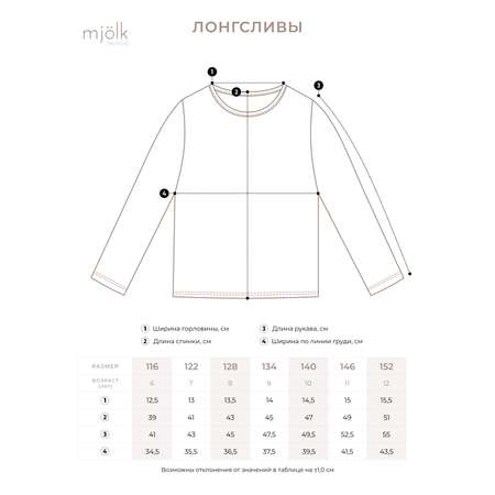 Лонгслив Mjolk