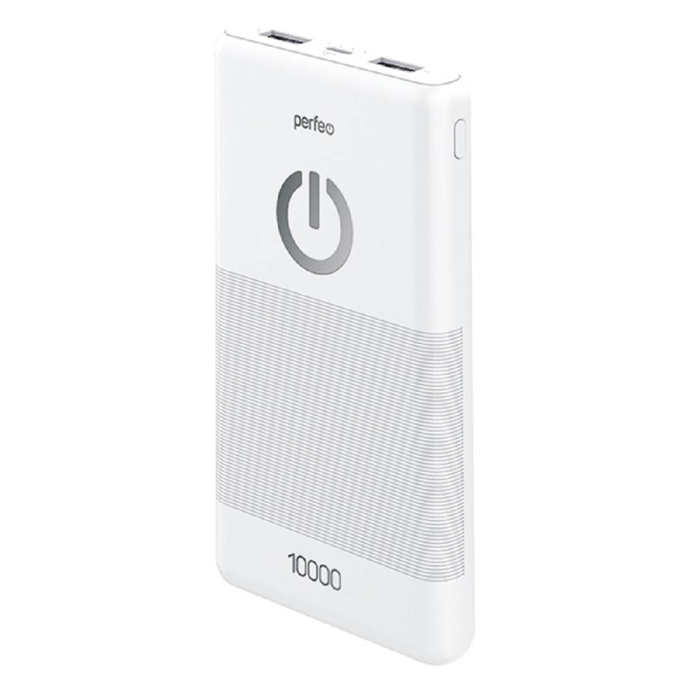 Внешний аккумулятор Perfeo PF_B4297 10000 mah белый - фото 1
