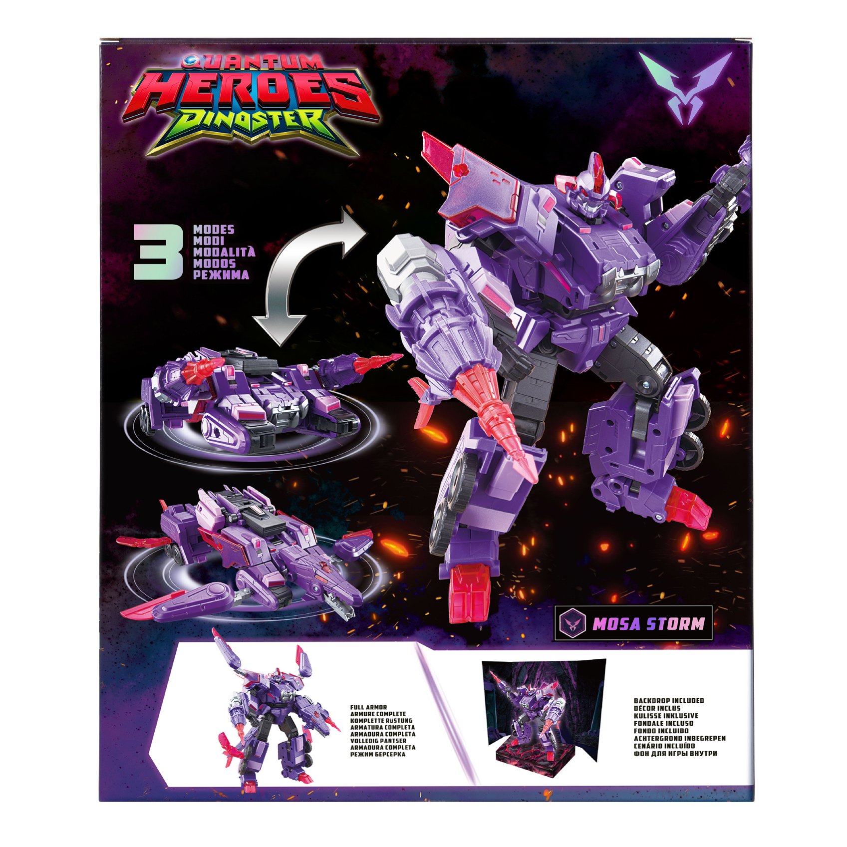 Игровой набор Dinoster Моза Шторм 3-в-1 - фото 4