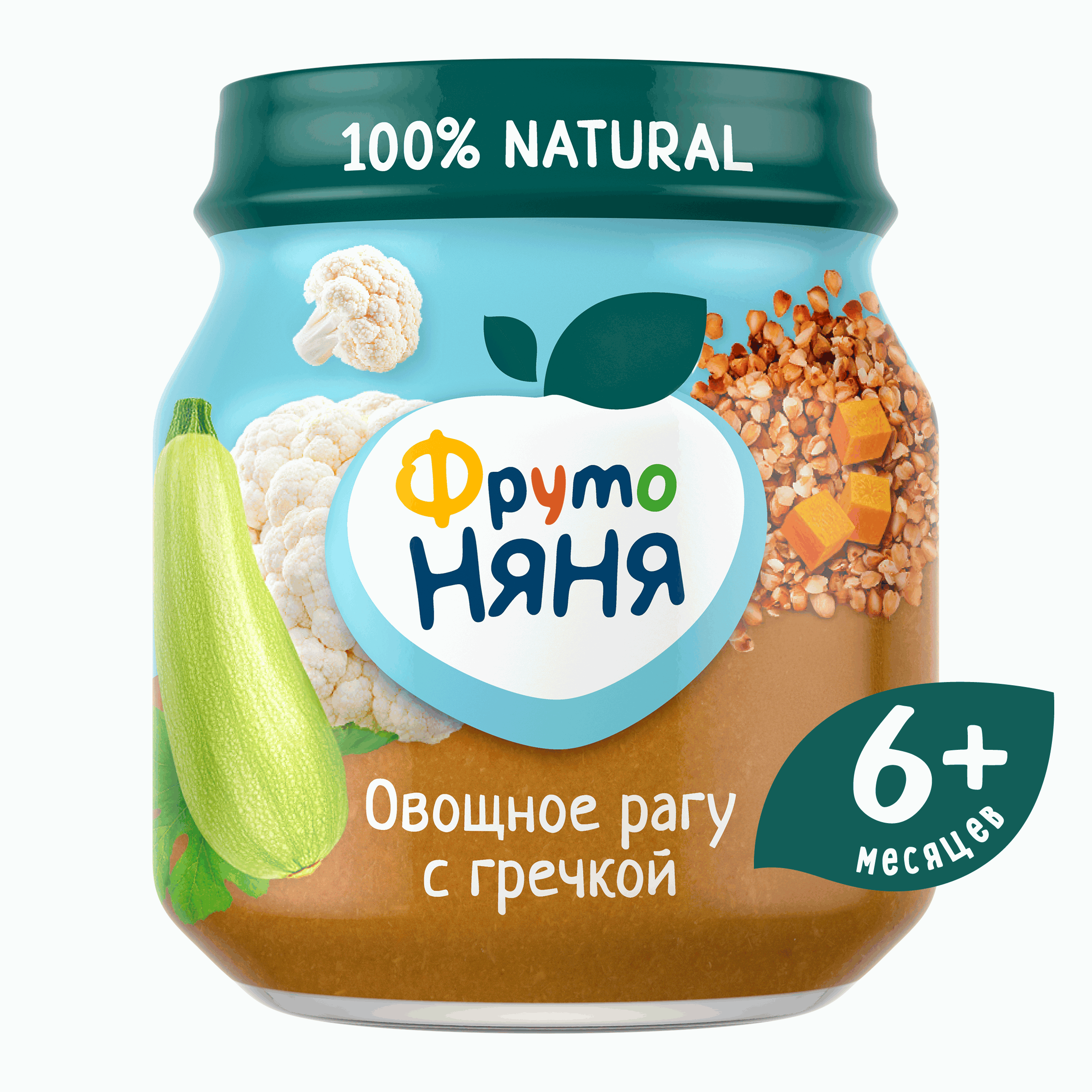 Пюре ФрутоНяня Овощное рагу с 7 мес 110 г - фото 1