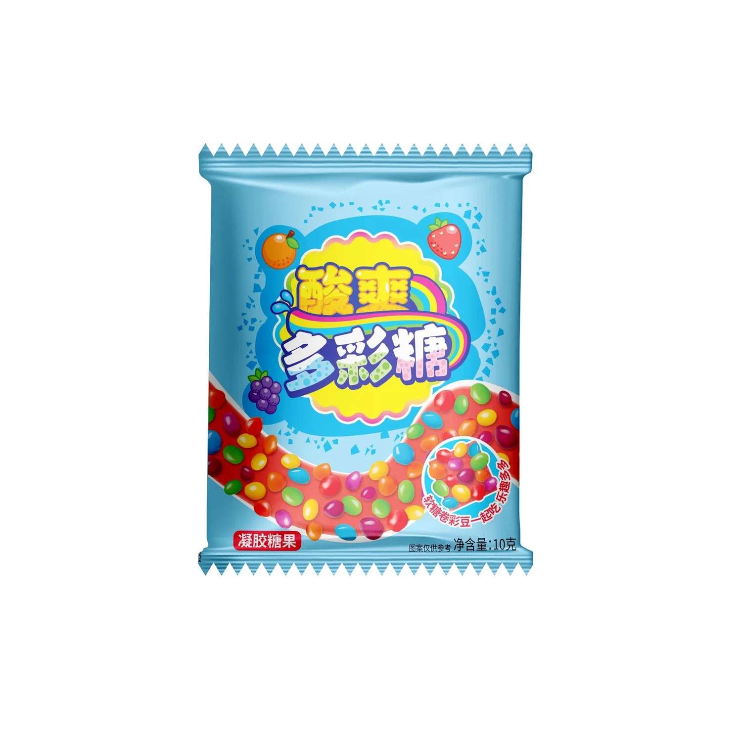 Мармелад жевательный Канди Клаб в сахарной обсыпке 10г - фото 1