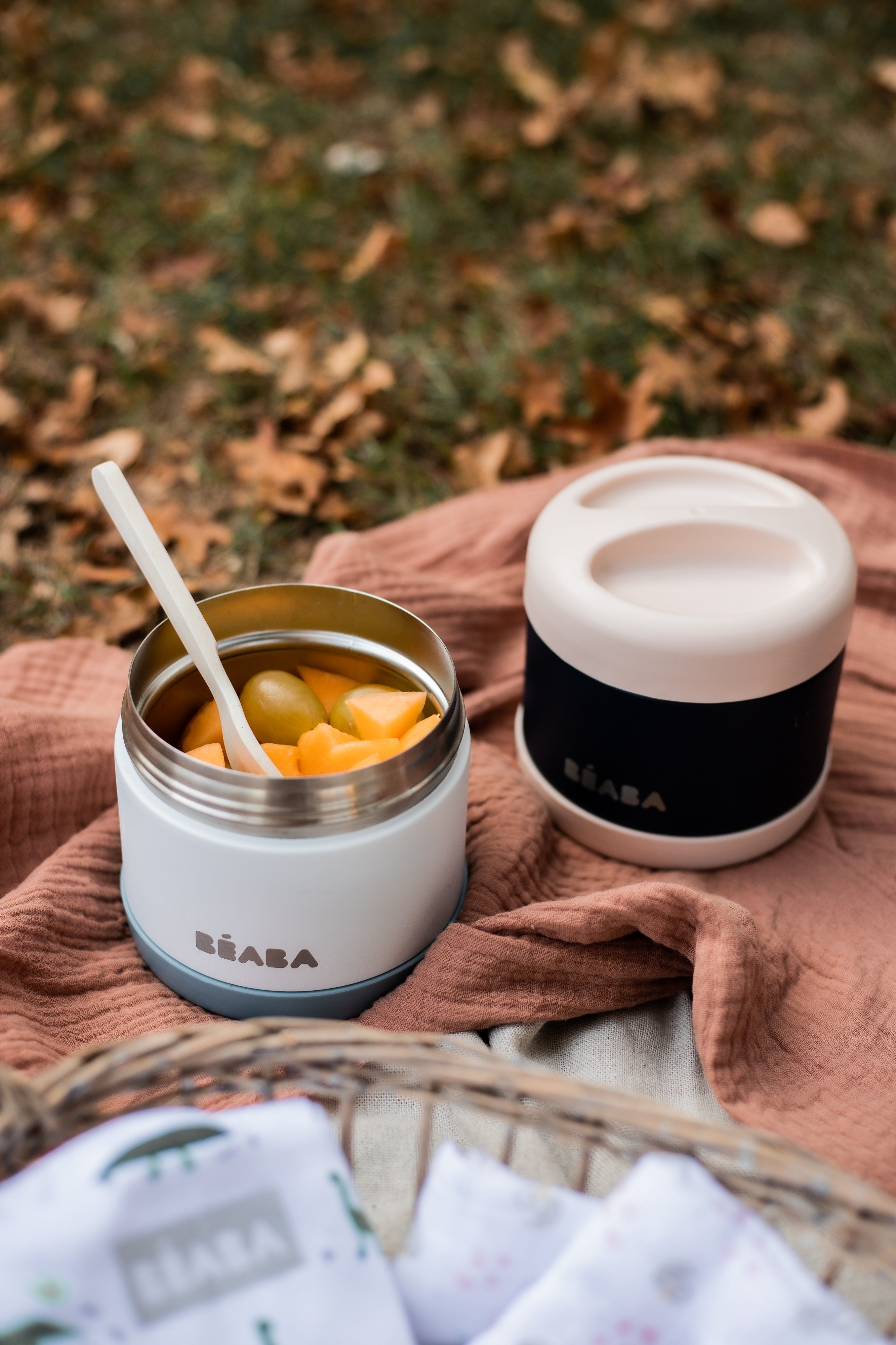 Термоконтейнер для еды детского питания BEABA 500 мл синий - фото 8