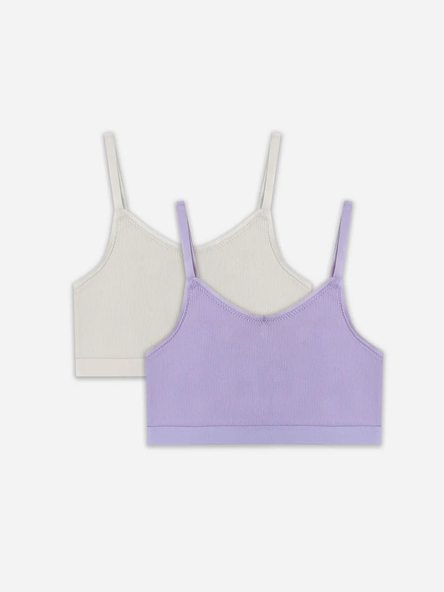 Топ 2 шт Mark Formelle (Марк Формэль) 517708-2/св.лиловый +св.молочный - фото 1