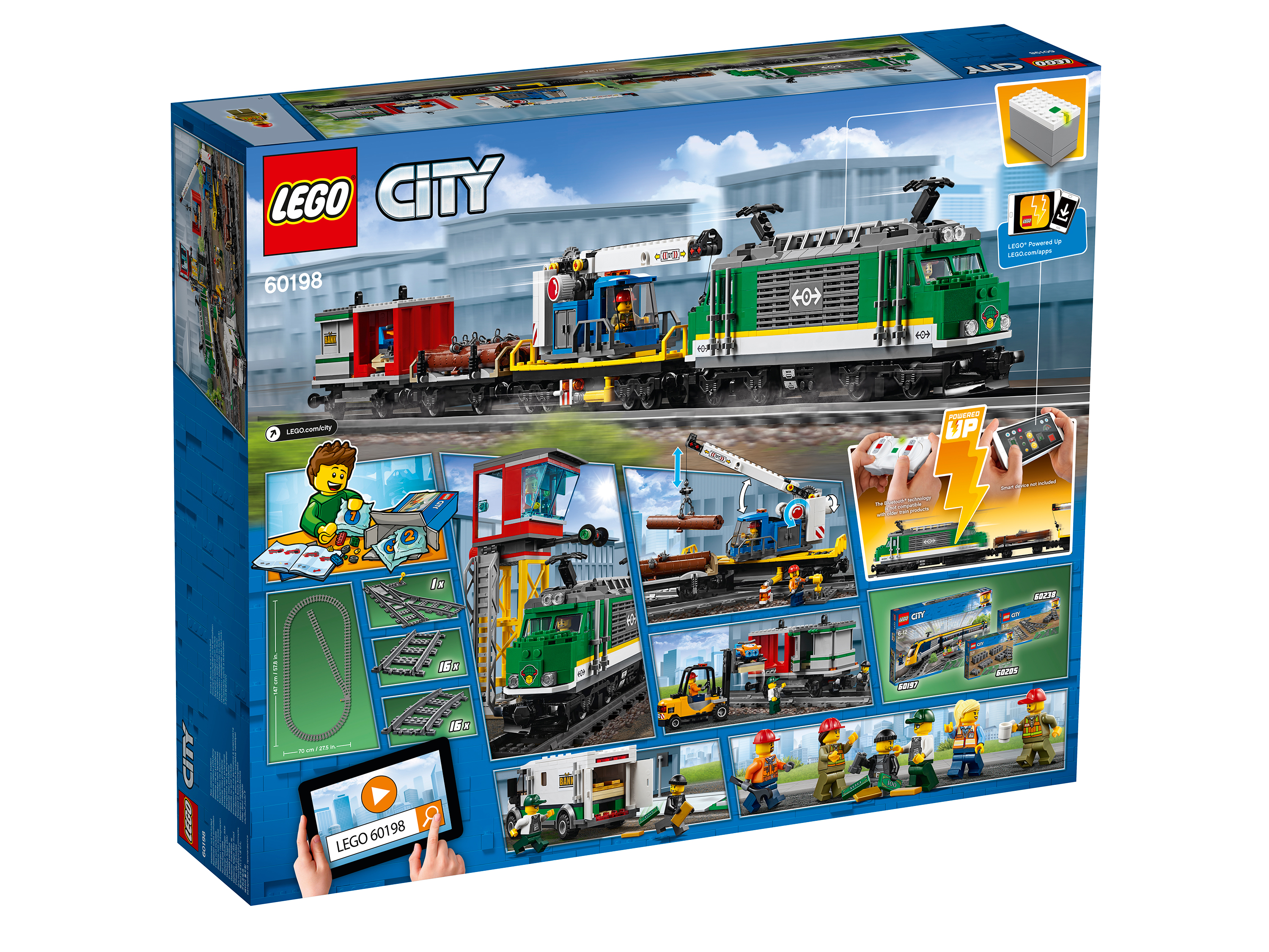 Конструктор LEGO City Товарный поезд 1226 дет. - фото 5