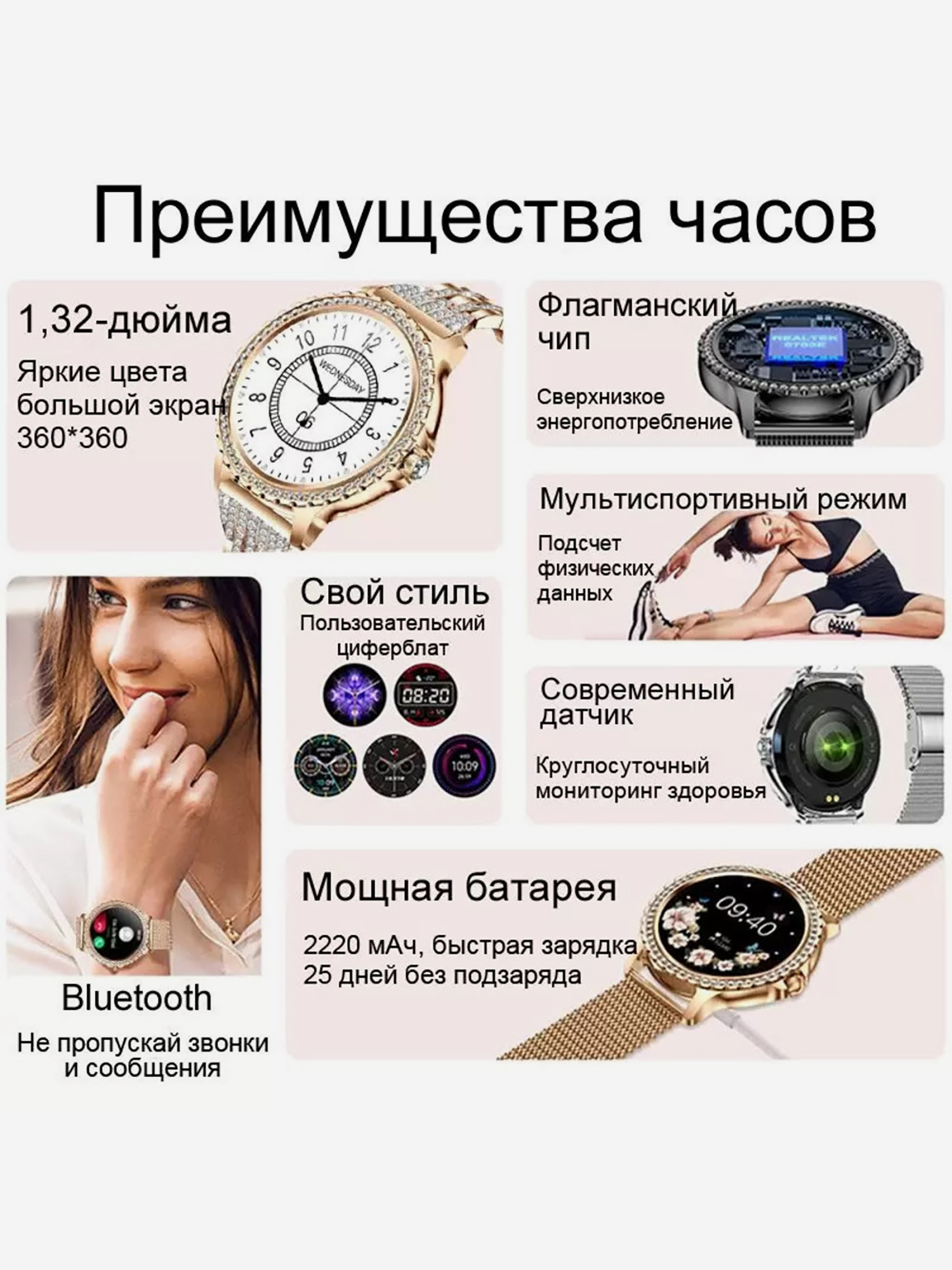 Смарт-часы CheckME Smart CheckME Smart CMSI58SSWB - фото 3