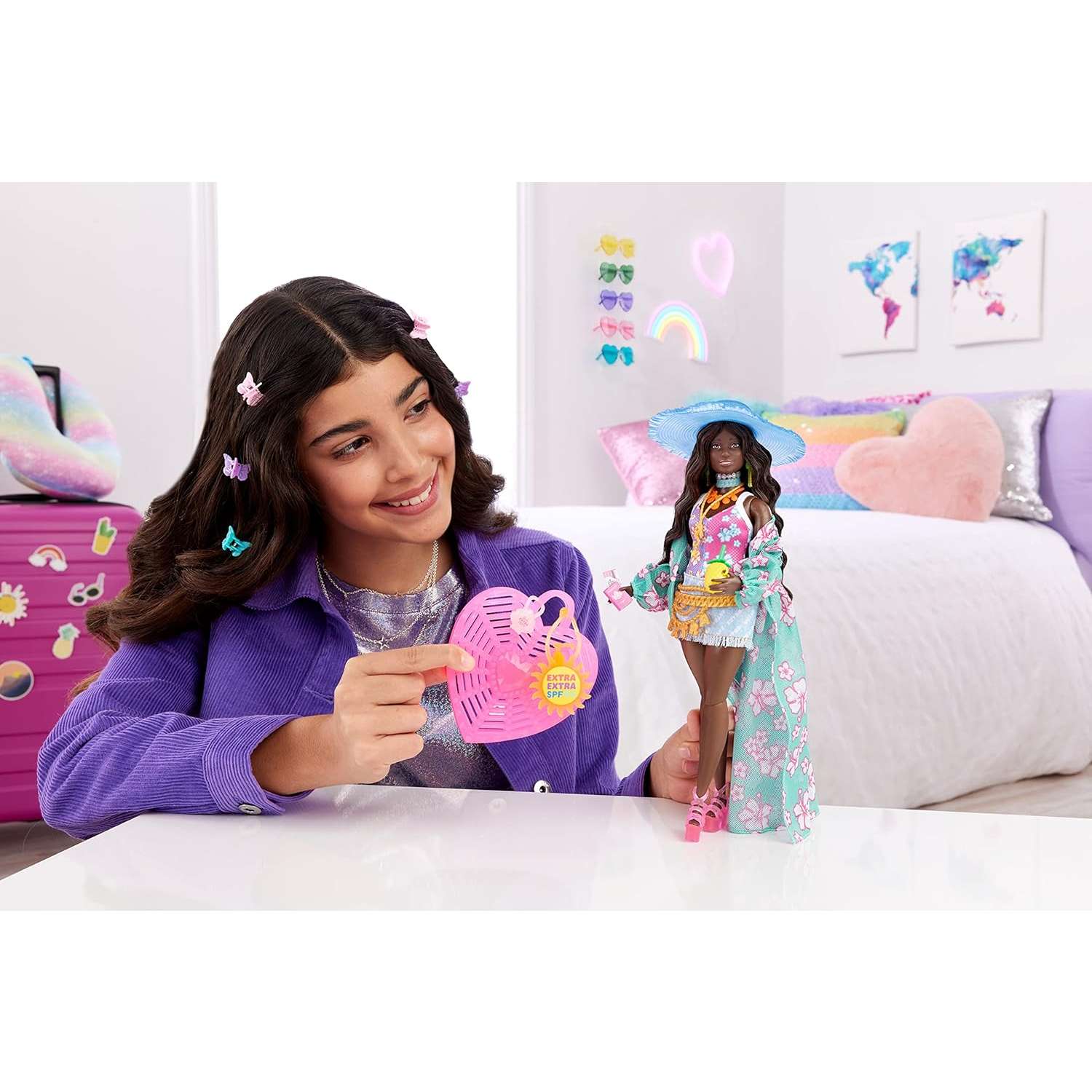Кукла модельная Barbie Extra Fly Пляж HPB14 - фото 5