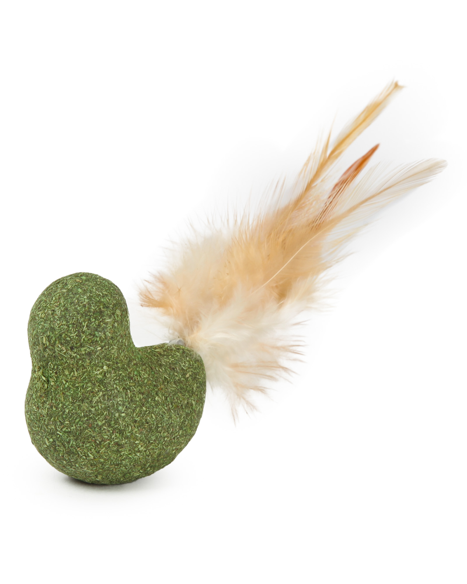 Изображение товара Игрушка для кошек Barbaks Птичка из кошачьей мяты с перьями 17.5см