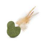 Игрушка для кошек Barbaks Птичка из кошачьей мяты с перьями 17.5см