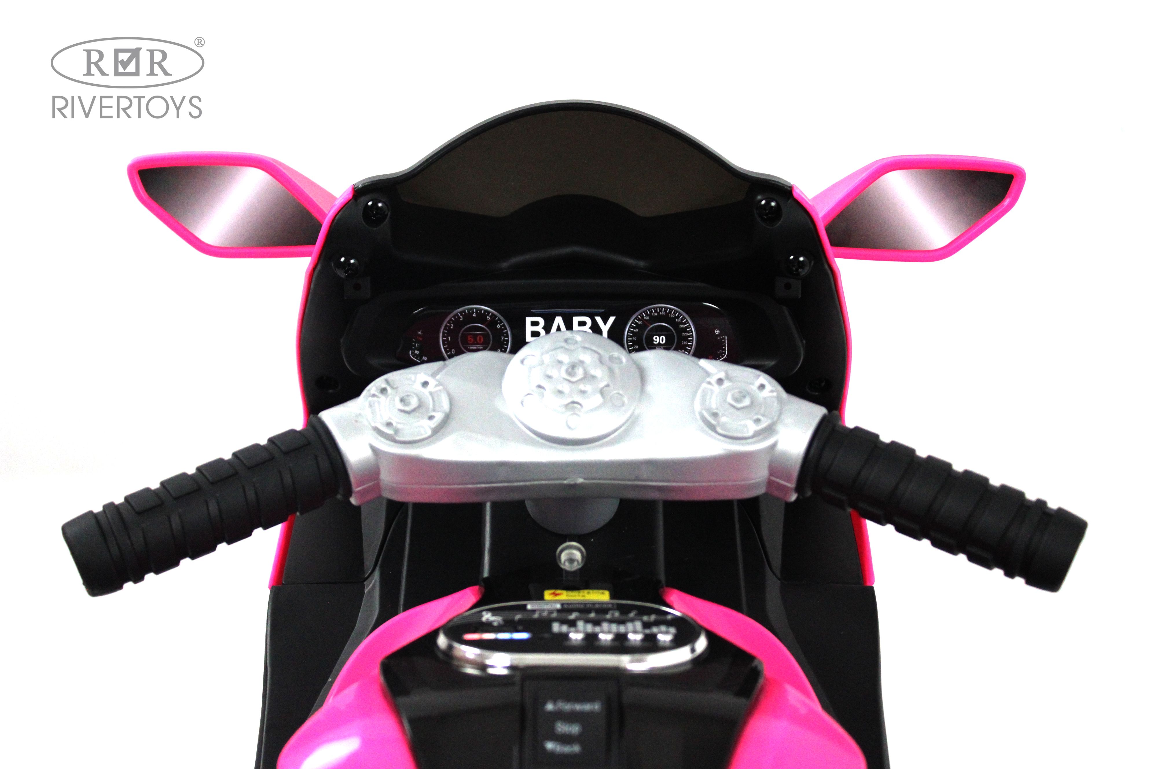 Электромобиль RIVERTOYS K222AM-PINK - фото 15
