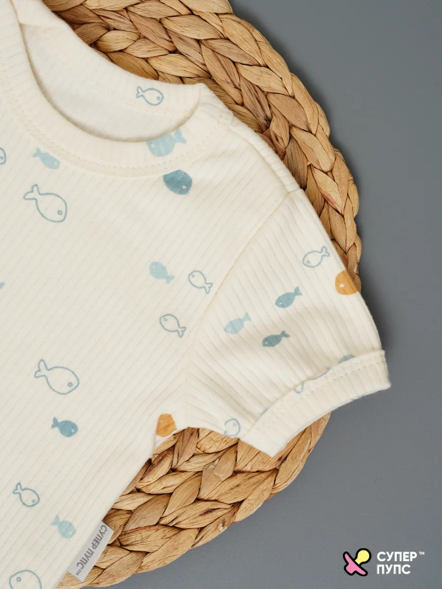 Футболка 4 шт Супер Пупс нбр/4пр/футб/КН/2026/мальчик - фото 20