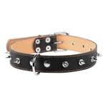 Ошейник для собак CoLLar крупных пород двойной с шипами Черный 02871