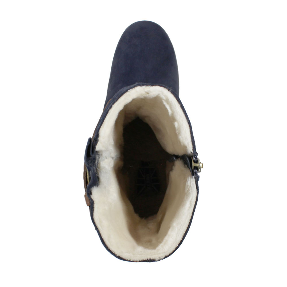 Полусапоги Europen 858325/05-02F-SV EUROPEN Полусапоги для девочки,темно-синий - фото 3