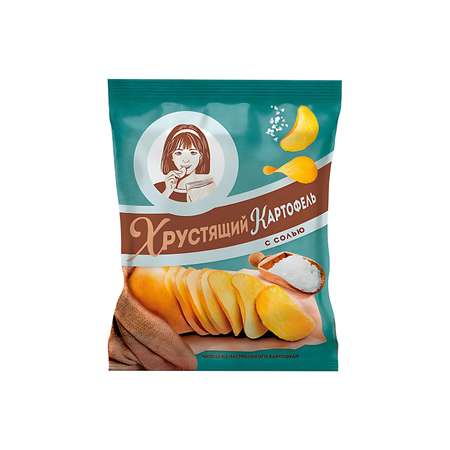 Чипсы Хрустящий картофель в ломтиках Соль 40г