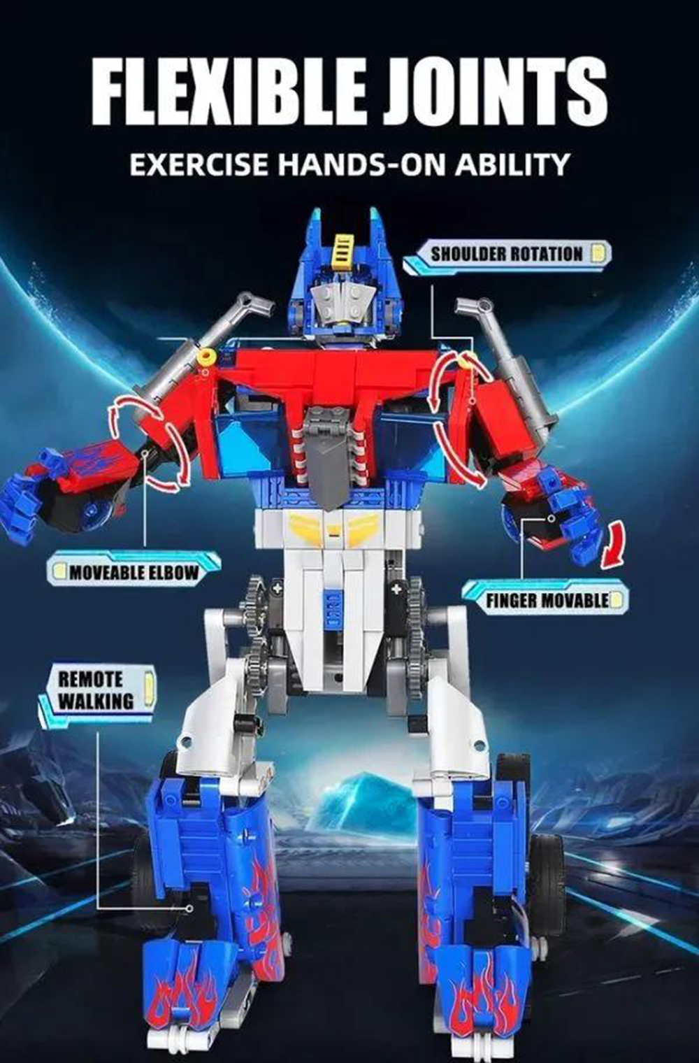 Конструктор Mould King Робот трансформер Оптимус - фото 4