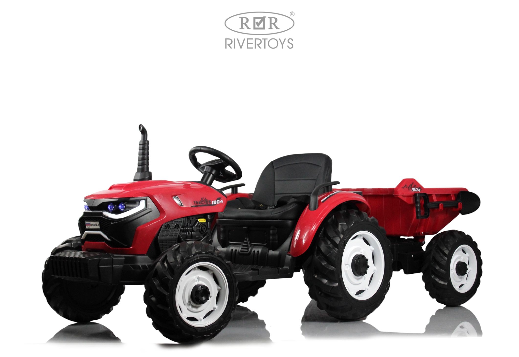 Электромобиль RIVERTOYS М505БХ-RED С пультом ДУ - фото 1