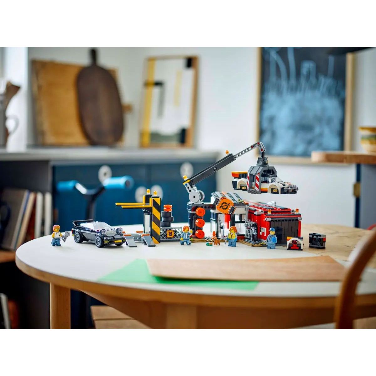 Конструктор LEGO City Свалка с машинами блочный - фото 10