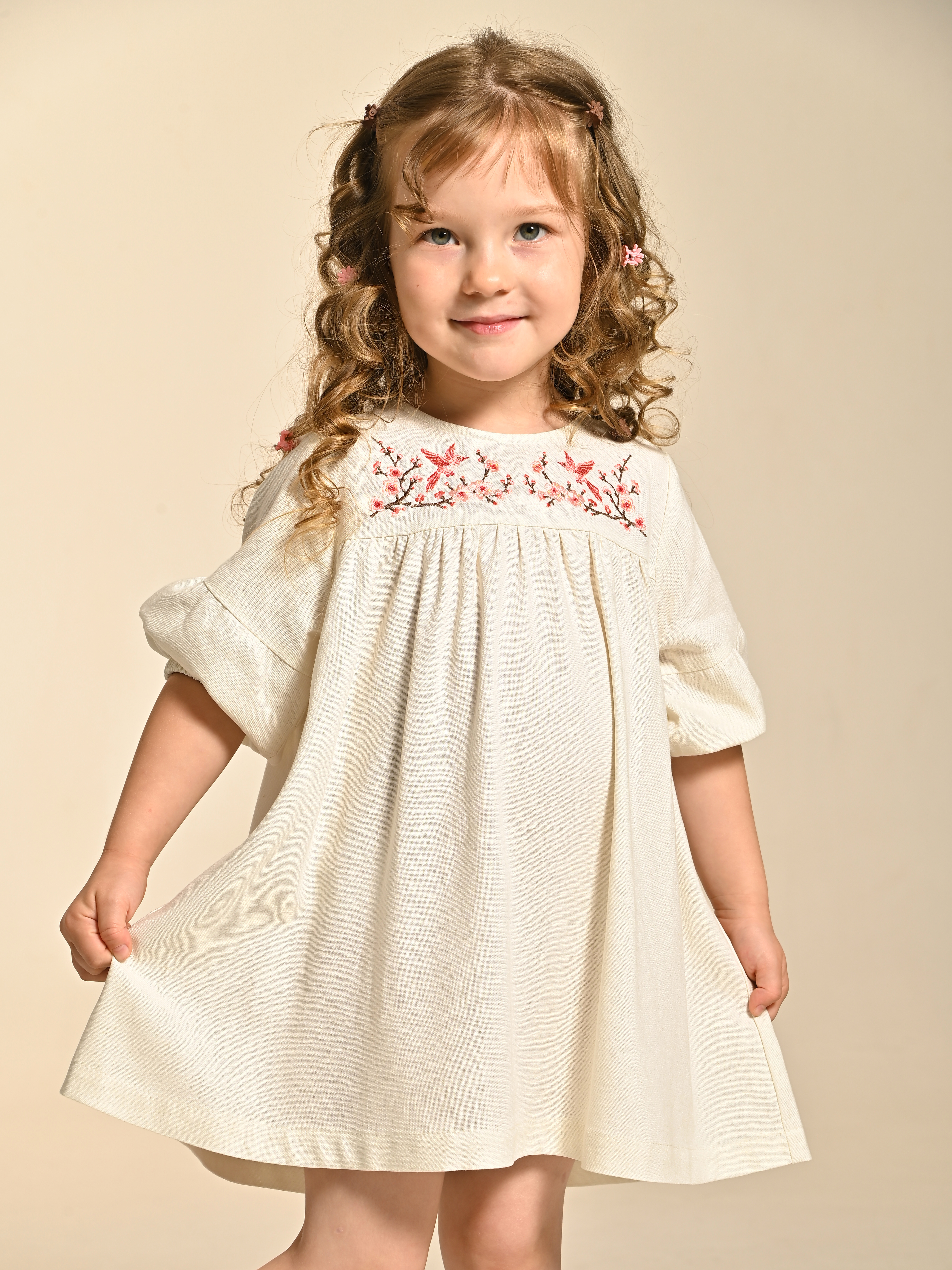 Платье Artcher Платье012Молочное_с_вышивкой - фото 6