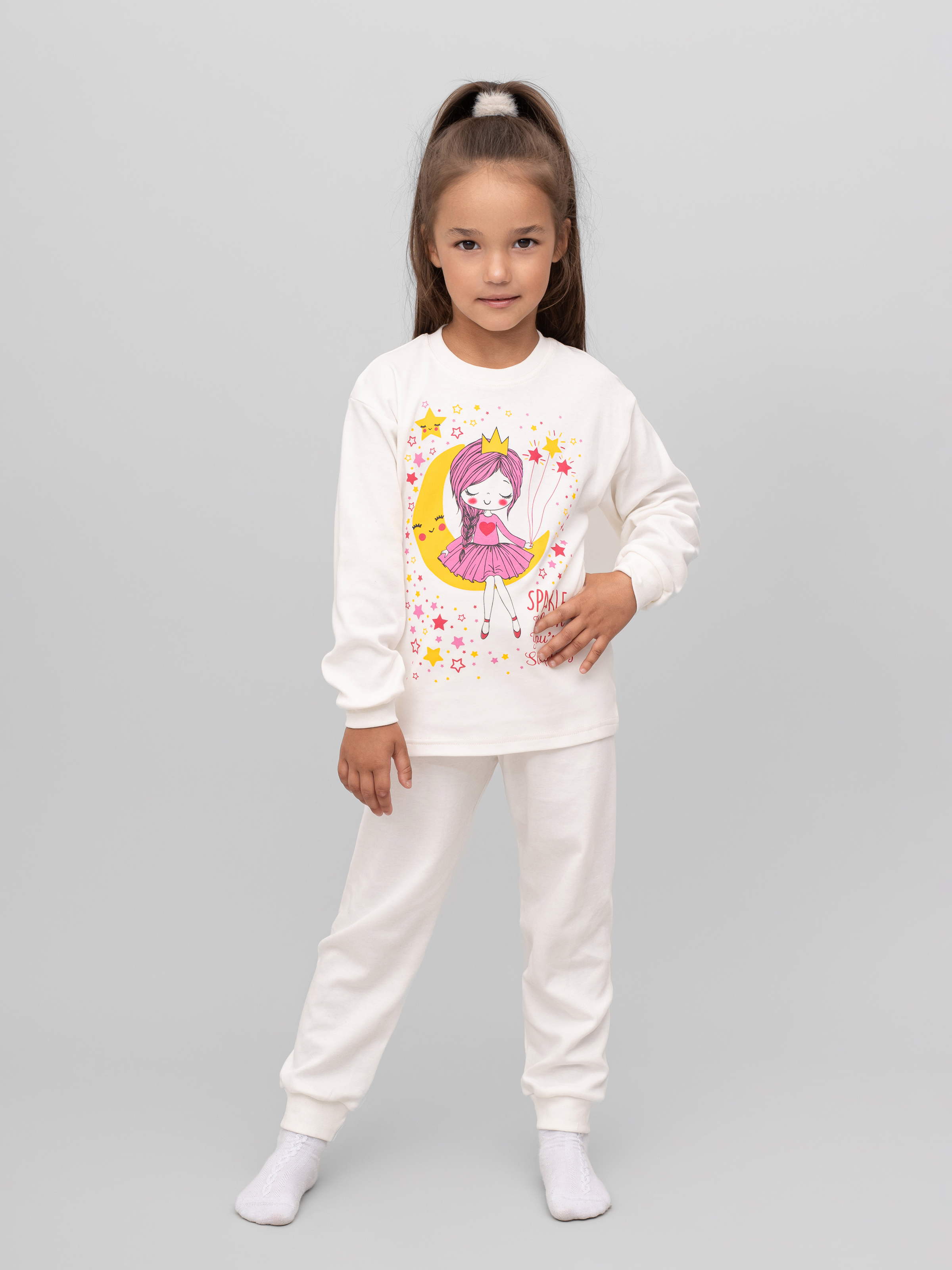 Пижама Утенок 800п молочный принцесса - фото 1