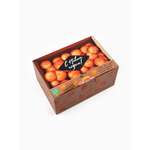 Коробка‒пенал Дарите Счастье "Яркие мандарины", 22 х 15 х 10 см