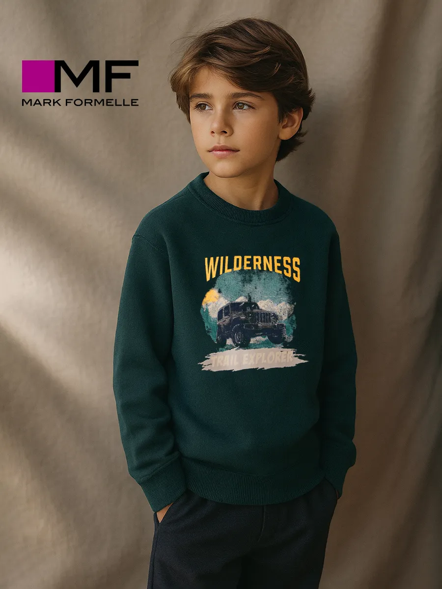 Свитшот Mark Formelle (Марк Формэль) 123431/1/пихта +печать - фото 10