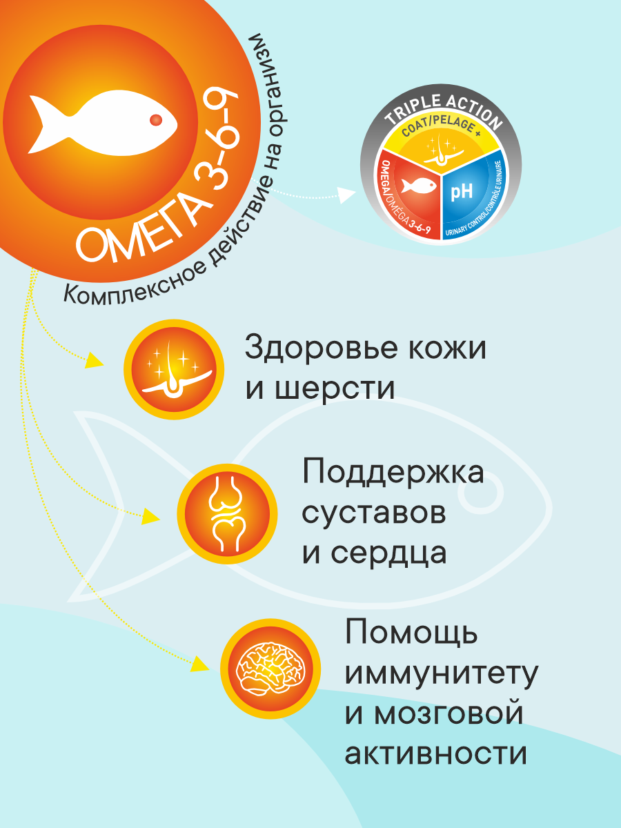 Корм сухой 1st Choice Здоровая кожа и шерсть для кошек на лососе 5.44кг - фото 2