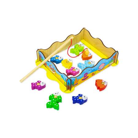 Настольная игра Alatoys 10 деталей+основа+удочка