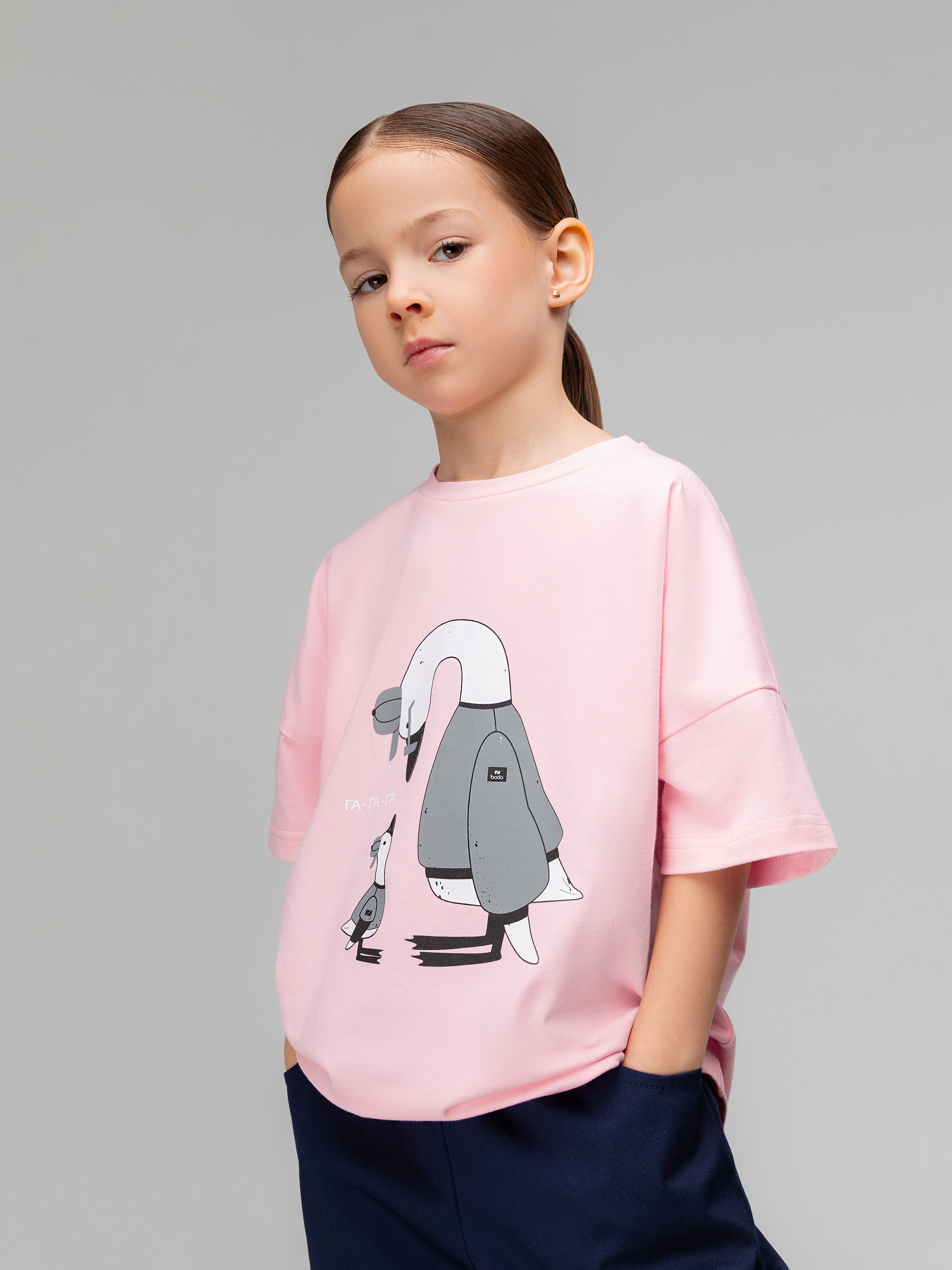 Футболка Bodo 4-435MU_розовый - фото 2