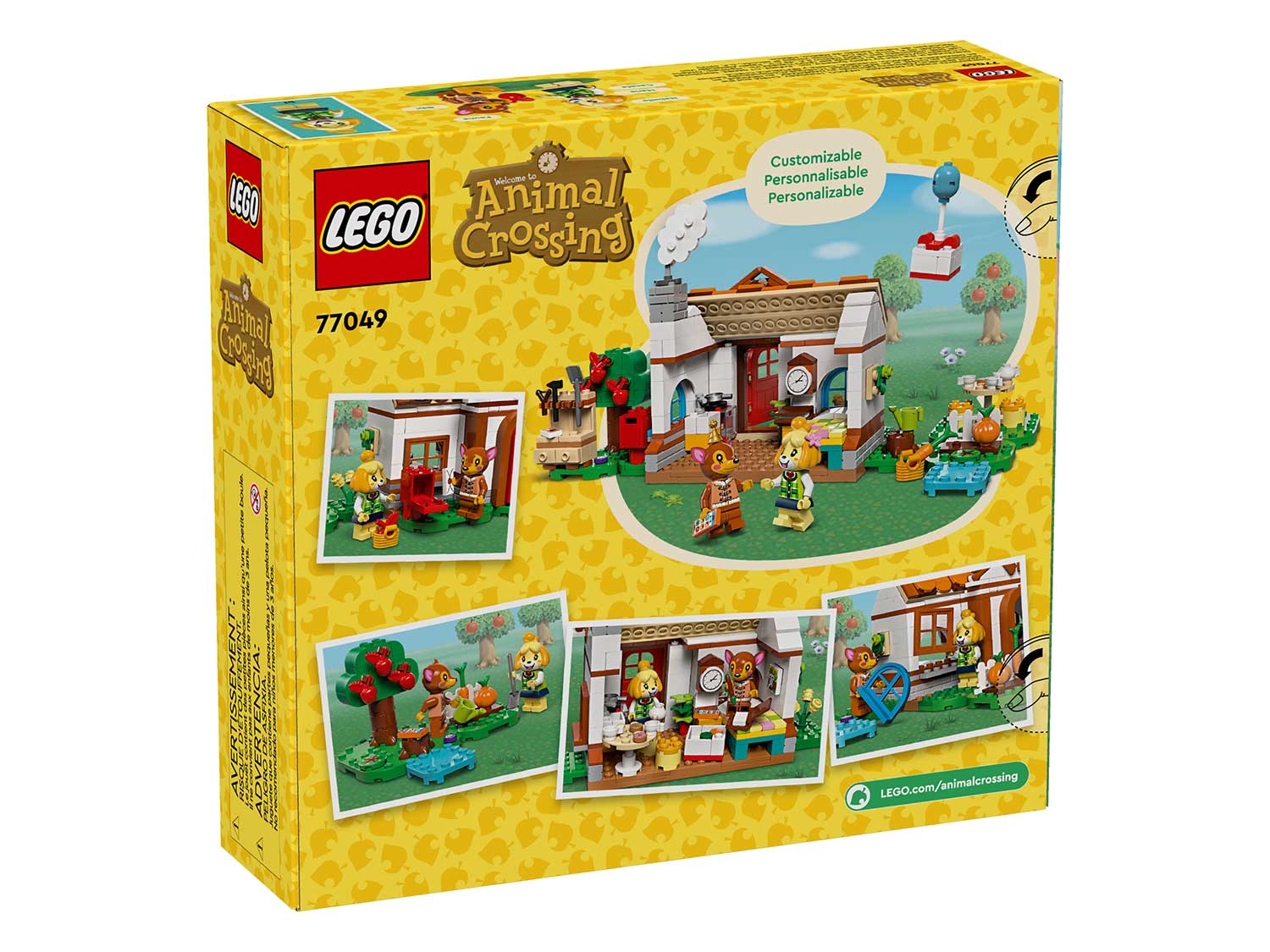 Конструктор LEGO Animal Crossing Посещение дома Изабель 389 дет. - фото 1