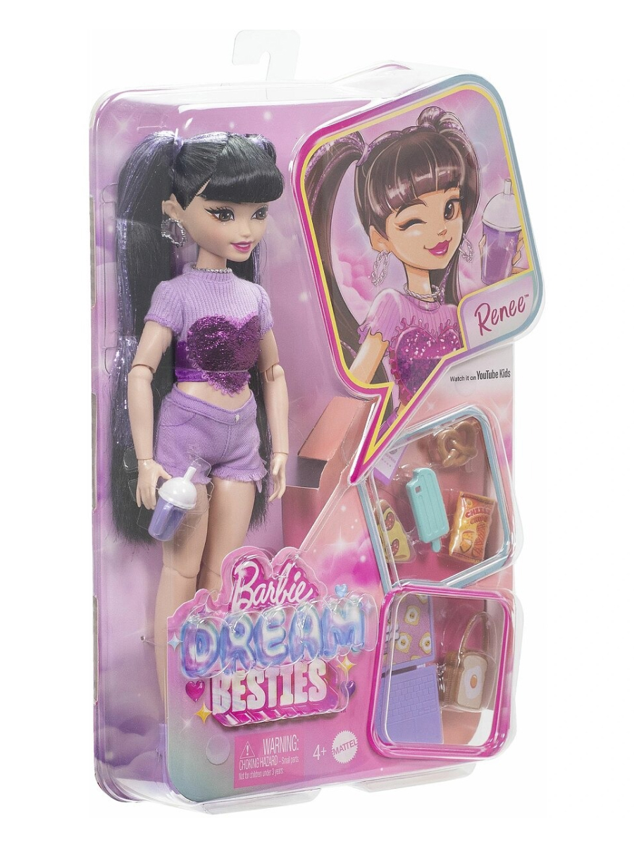 Кукла модельная Barbie Dream Besties HYC24 Рене Барби высота 29 см HYC24 - фото 8