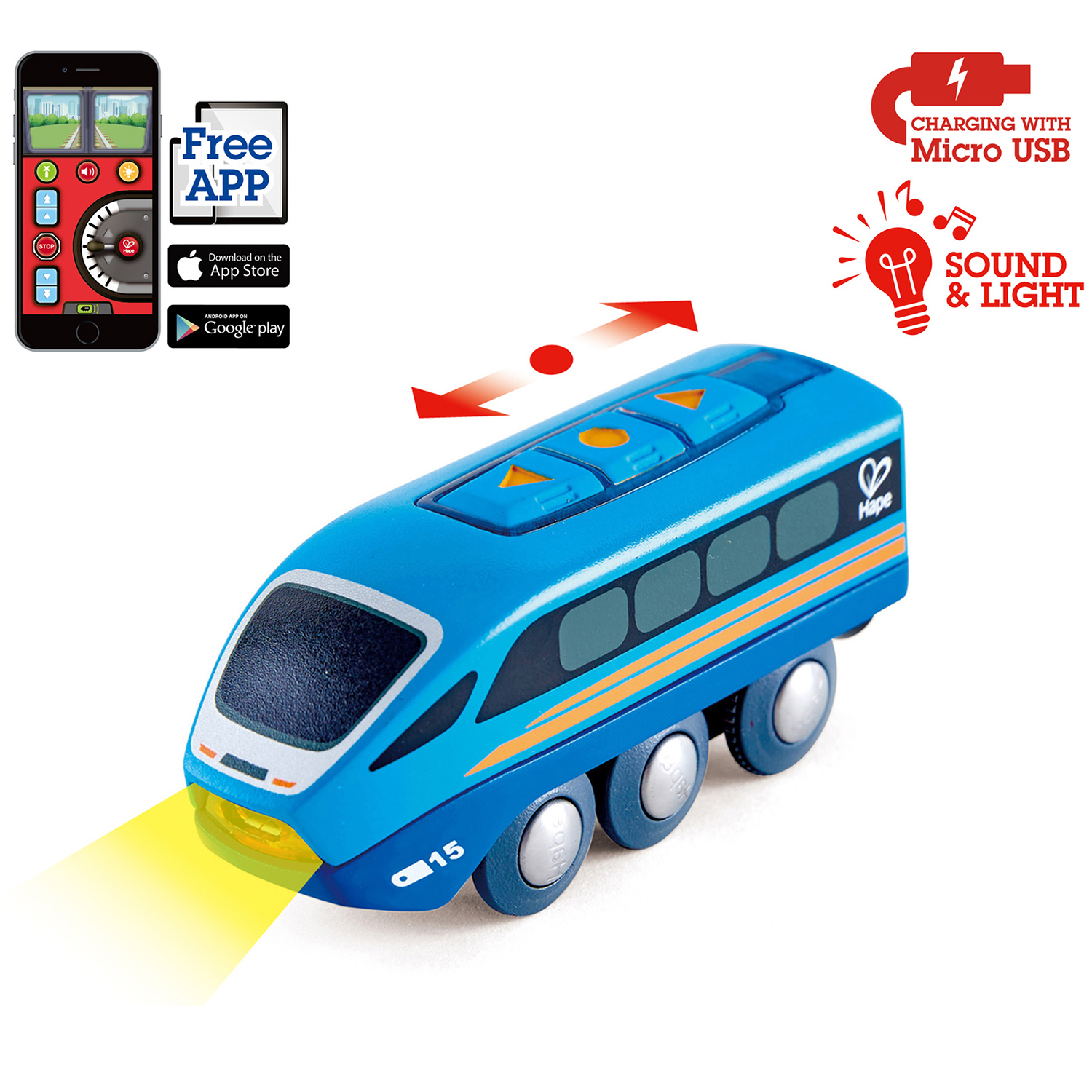 Набор железнодорожный Hape E3726_HP - фото 2