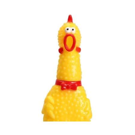 Игрушка-пищалка Uniglodis Виниловая желтый