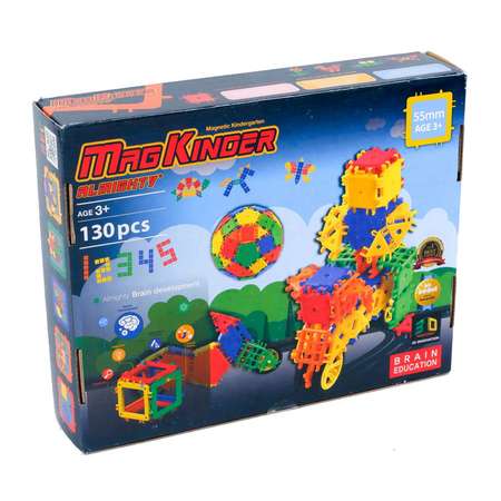 Конструктор MagKinder 130 дет.