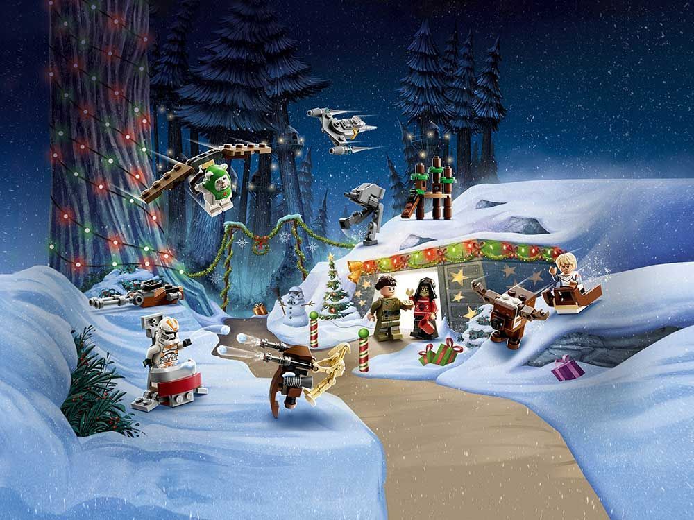 Конструктор LEGO Star Wars Новогодний календарь блочный - фото 5