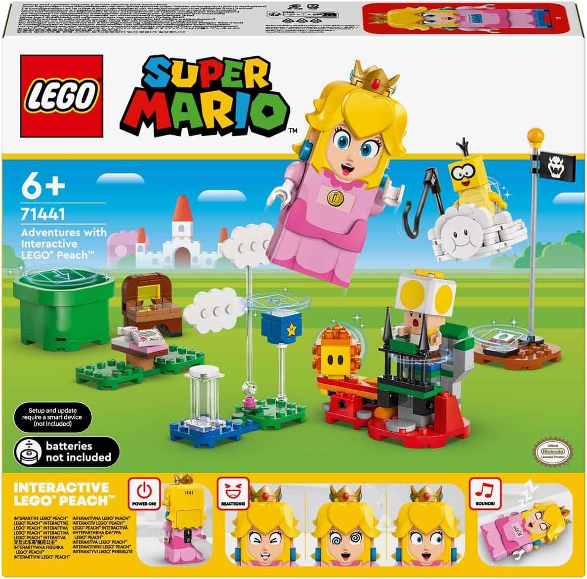Конструктор LEGO Super Mario Приключения Пич 208 дет. - фото 7