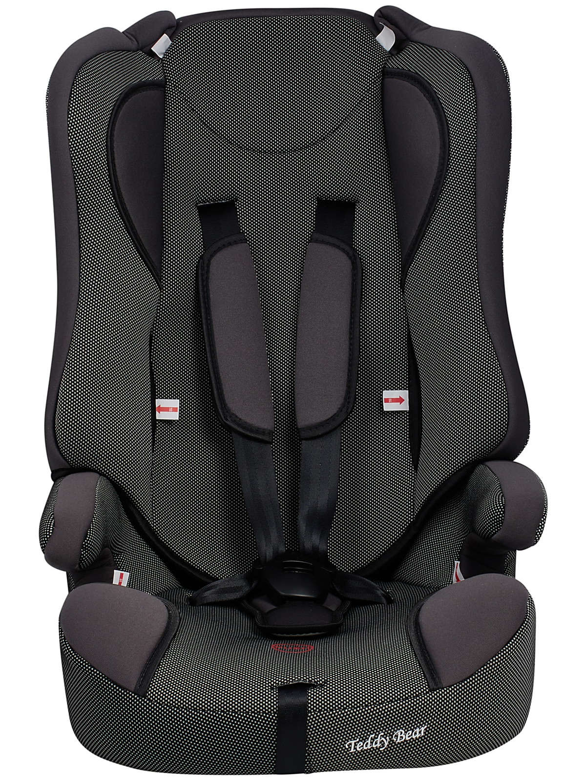 Автокресло Teddy Bear 513R/01 б/вкладыша сер.-черный 1/2/3 (9-36 кг) - фото 1