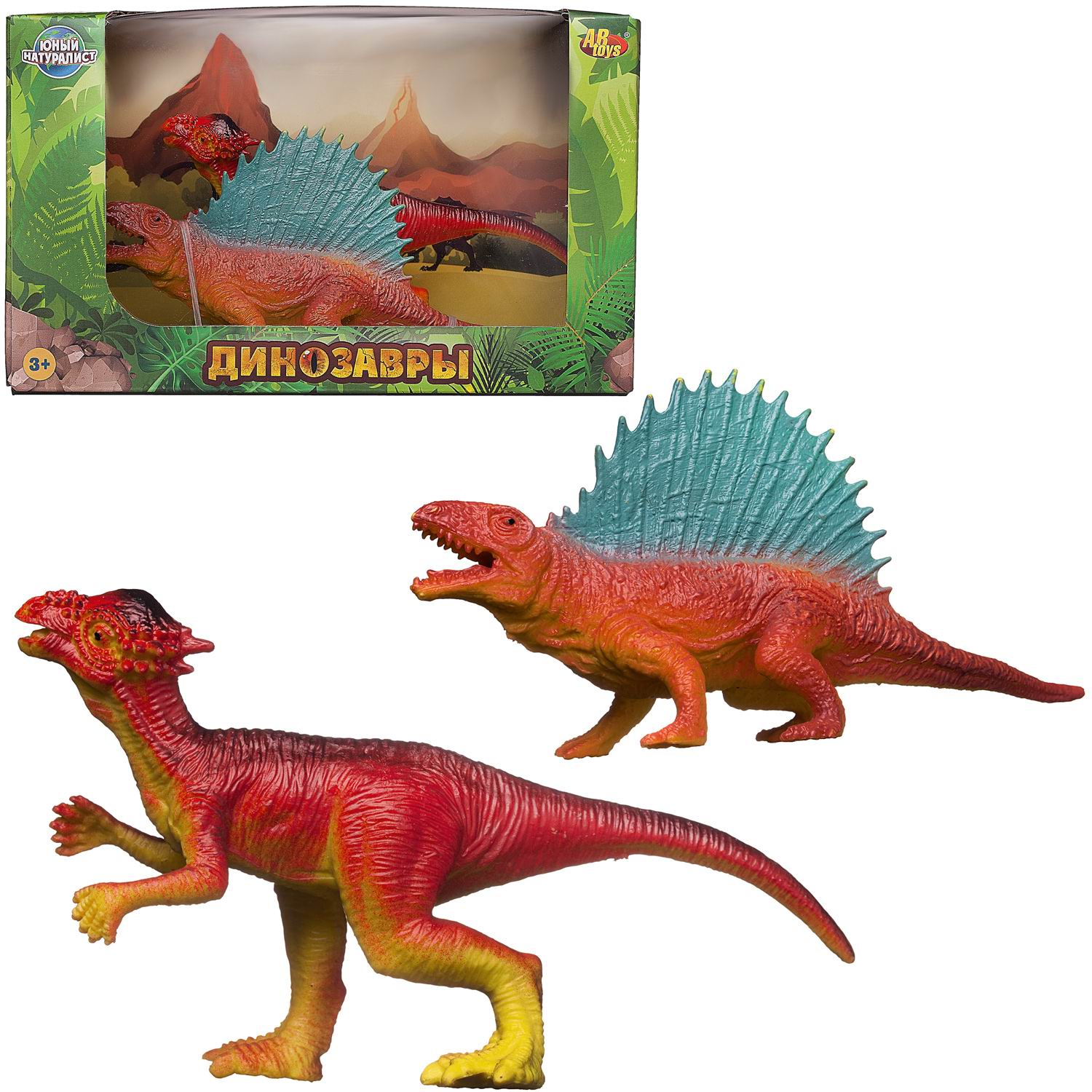 Игровой набор Abtoys Диметродон против Зауролофа - фото 3