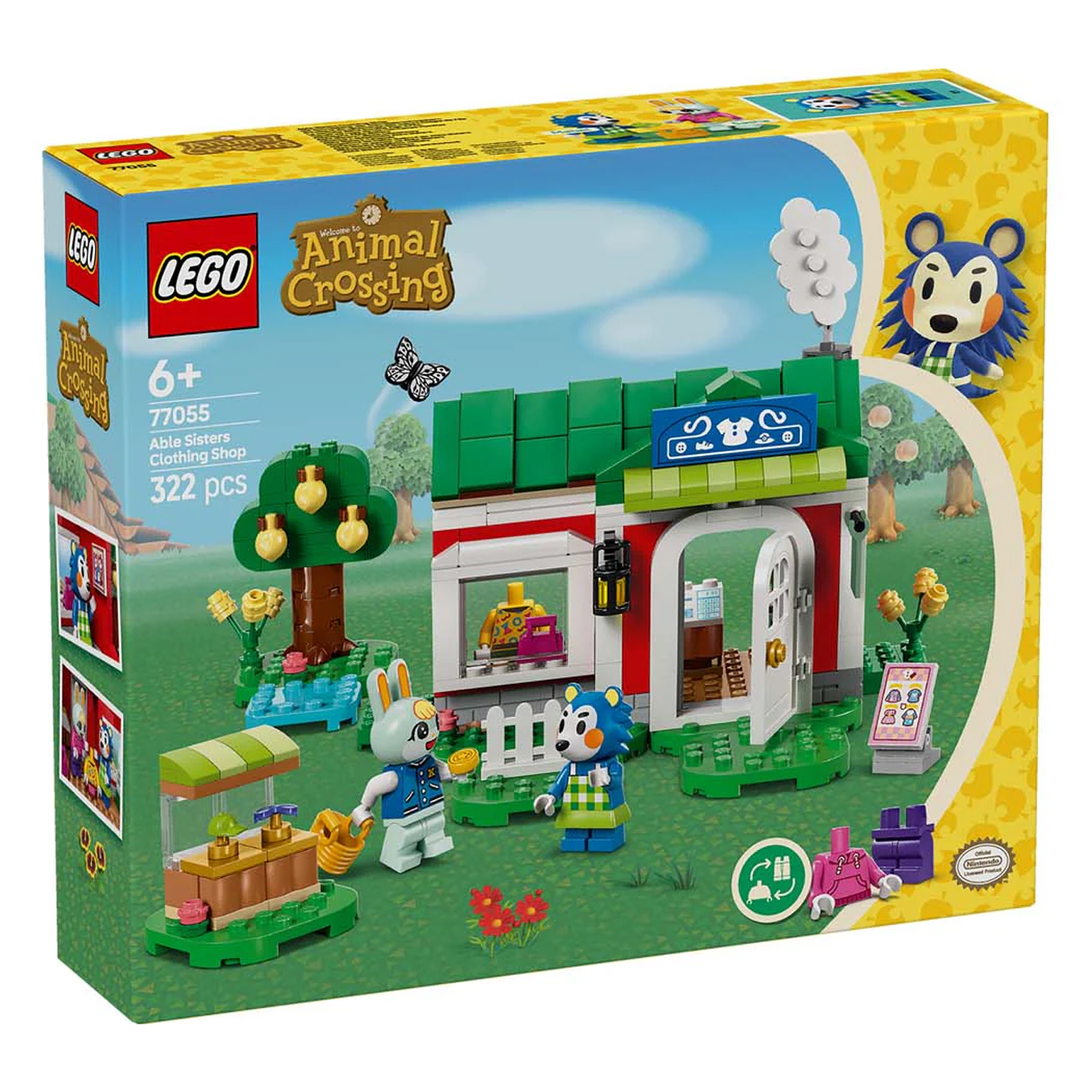 Конструктор LEGO Animal Crossing Магазин одежды Сестёр Эйбл 322 дет. - фото 11