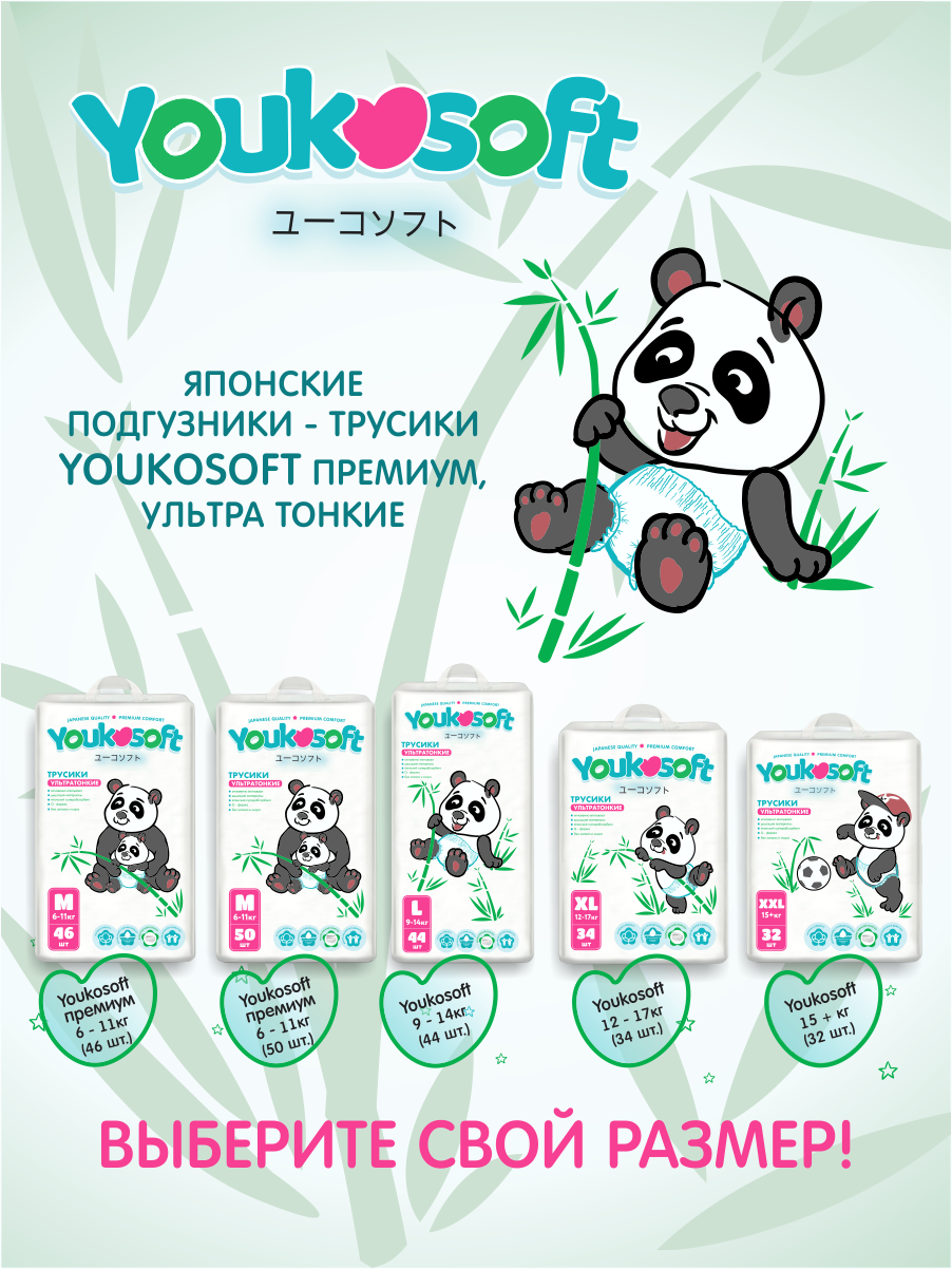Трусики Youkosoft XL 34 шт. - фото 10