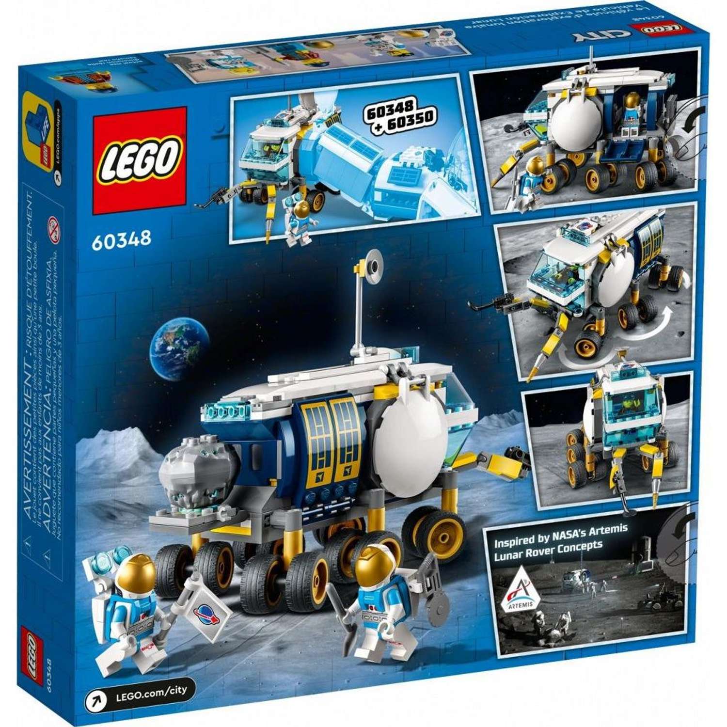 Конструктор LEGO City Space Луноход блочный - фото 9