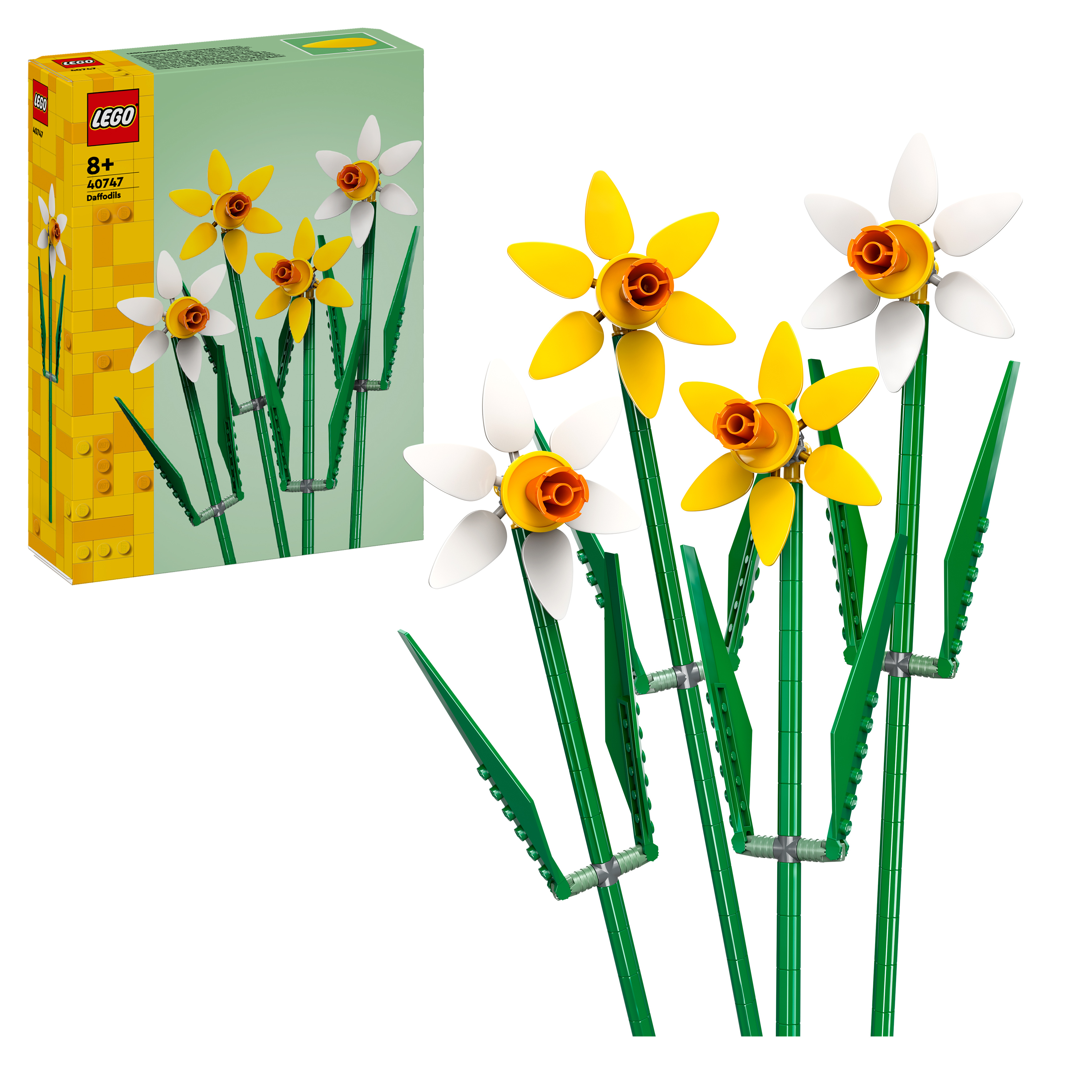Конструктор LEGO Botanicals Нарциссы блочный - фото 1