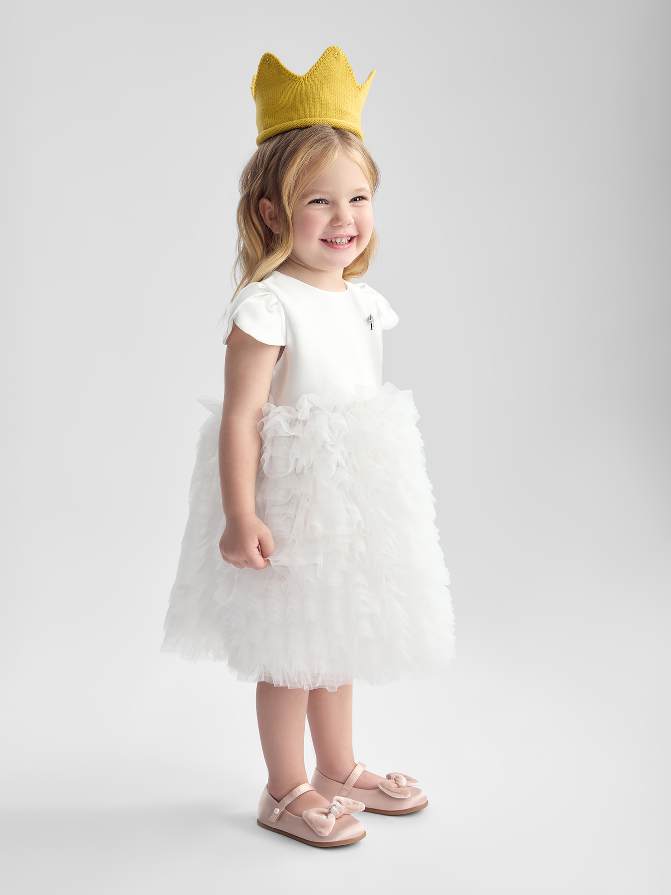 Платье Happy Baby 88640-1_white - фото 4