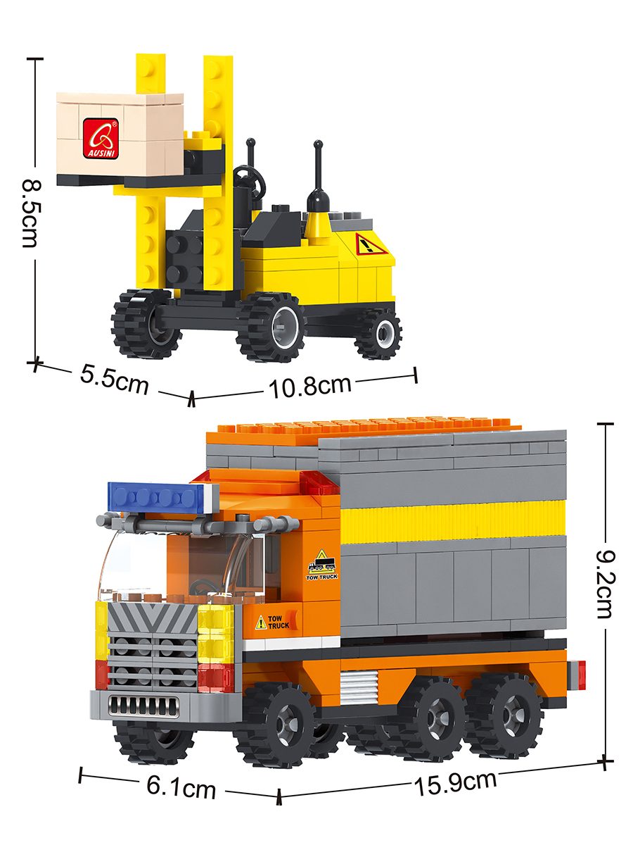 Конструктор KEYIXING Строители 279 дет. - фото 2