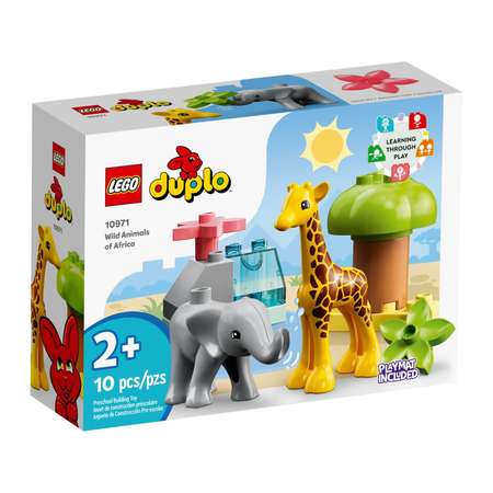 Конструктор LEGO DUPLO Wild Animals of Africa блочный
