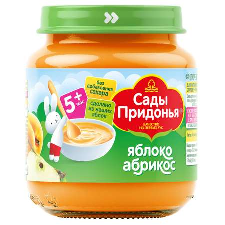 Пюре Сады Придонья Яблоко-абрикос с 5 мес 125 г